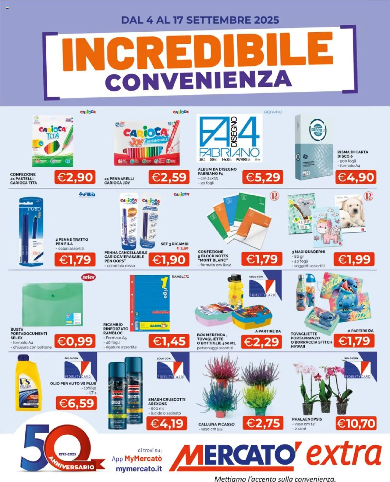 Volantino Mercatò valido da 04/09/2025 numero di pagina 1