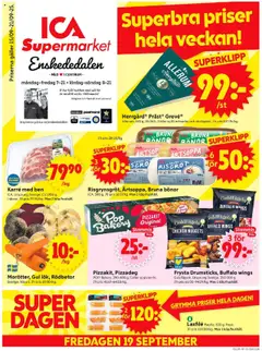 Förhandsgranska reklamblad Enskededalen från butik ICA Supermarket gäller från 15/09/2025