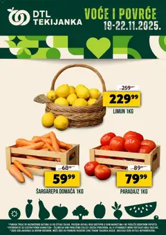 Pregled Tekijanka kataloga - važi od 19.11.2025