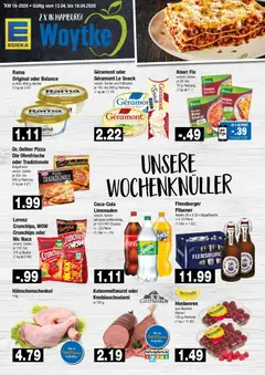 Vorschau von dem Prospekt des Geschäftes Edeka, gültig ab dem 13.04.2026