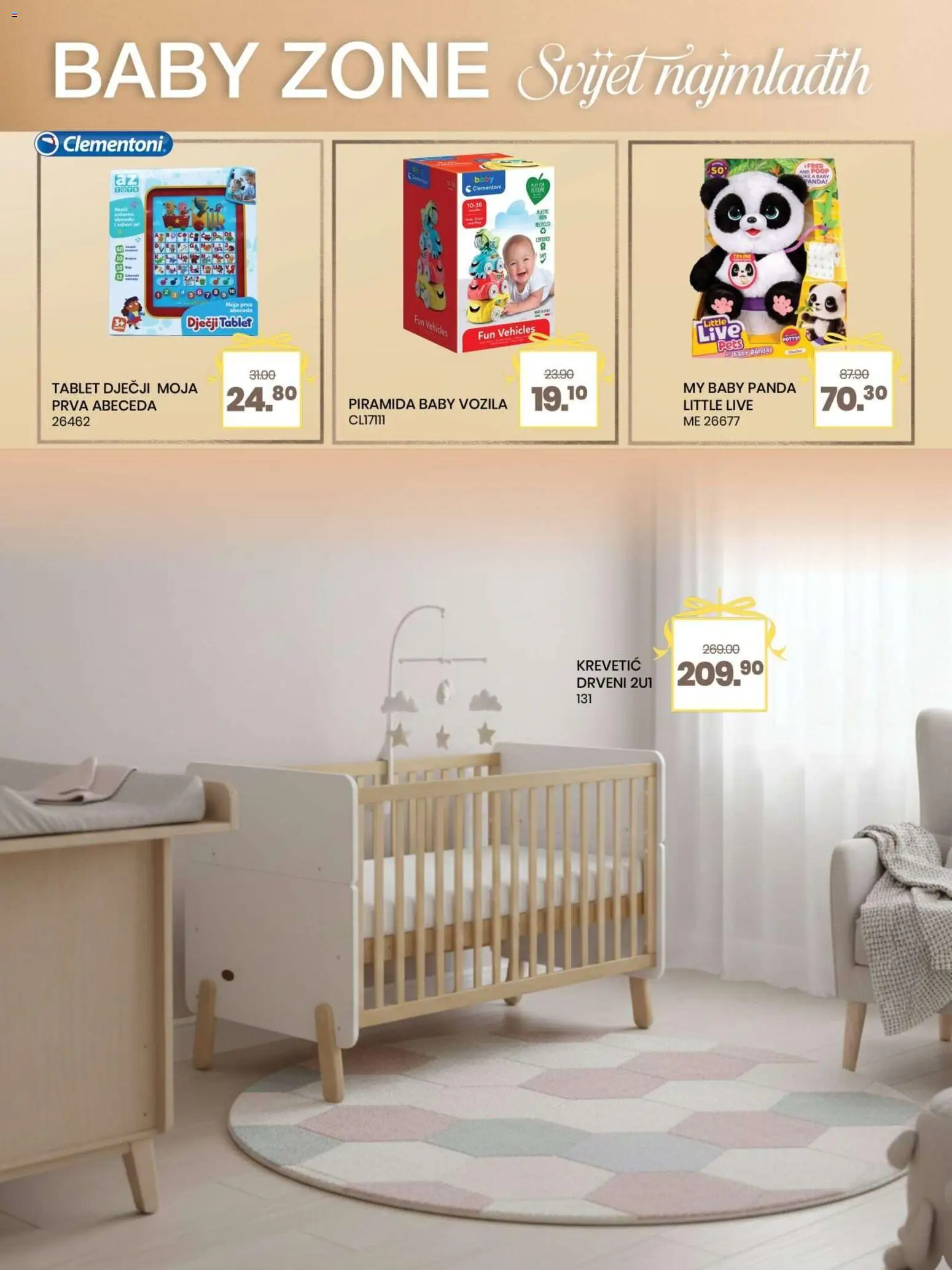 Pregled letka Čarobni svijet igračaka trgovine FIS vrijedi od 2025.12.01