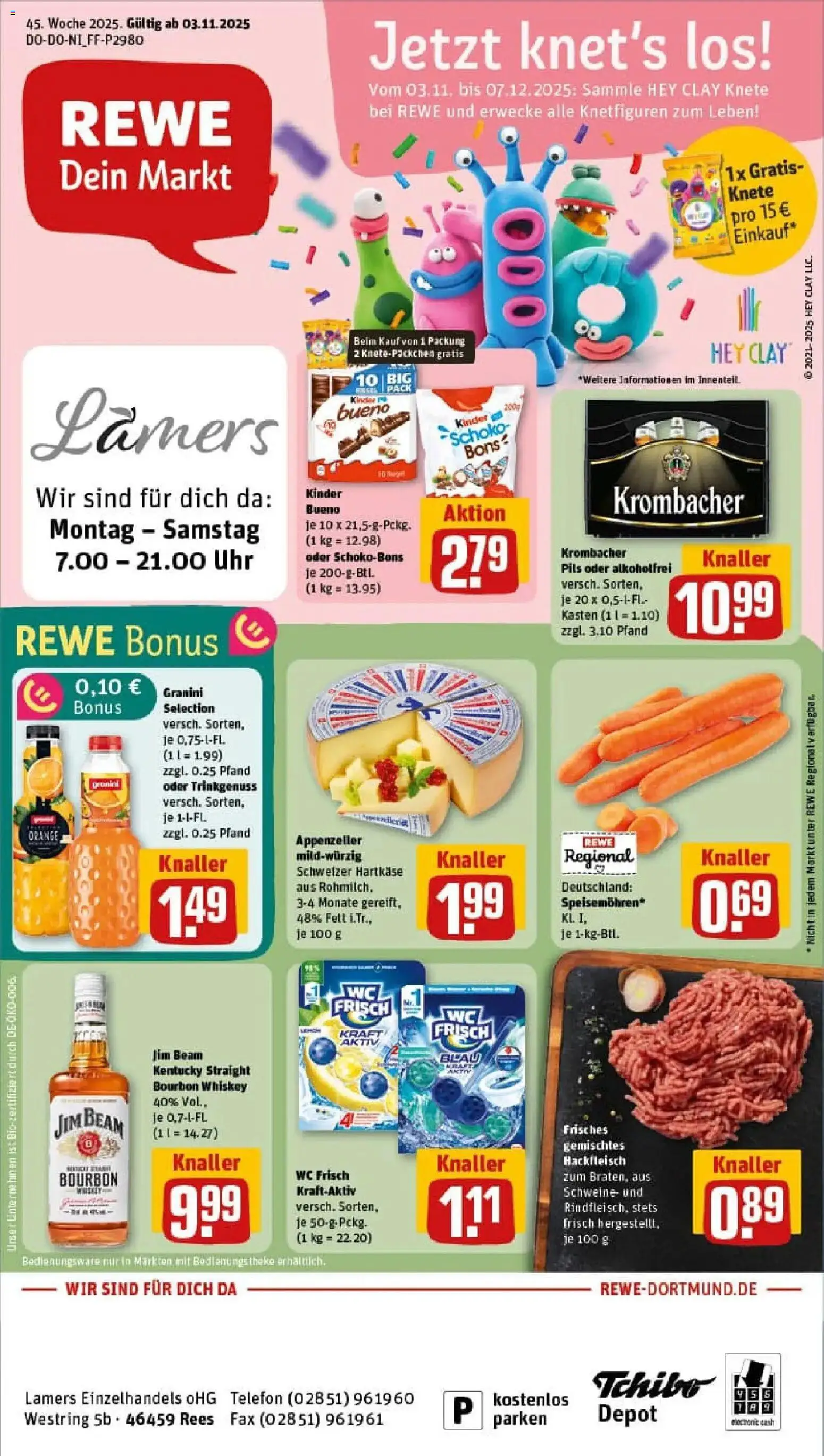 Vorschau von dem Prospekt des Geschäftes Rewe, gültig ab dem 02.11.2025