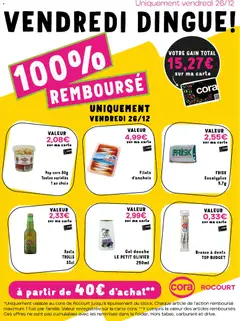 Prévisualisation de Les offres 100% au cora Rocourt du magasin Cora formulaire valide 26/12/2025