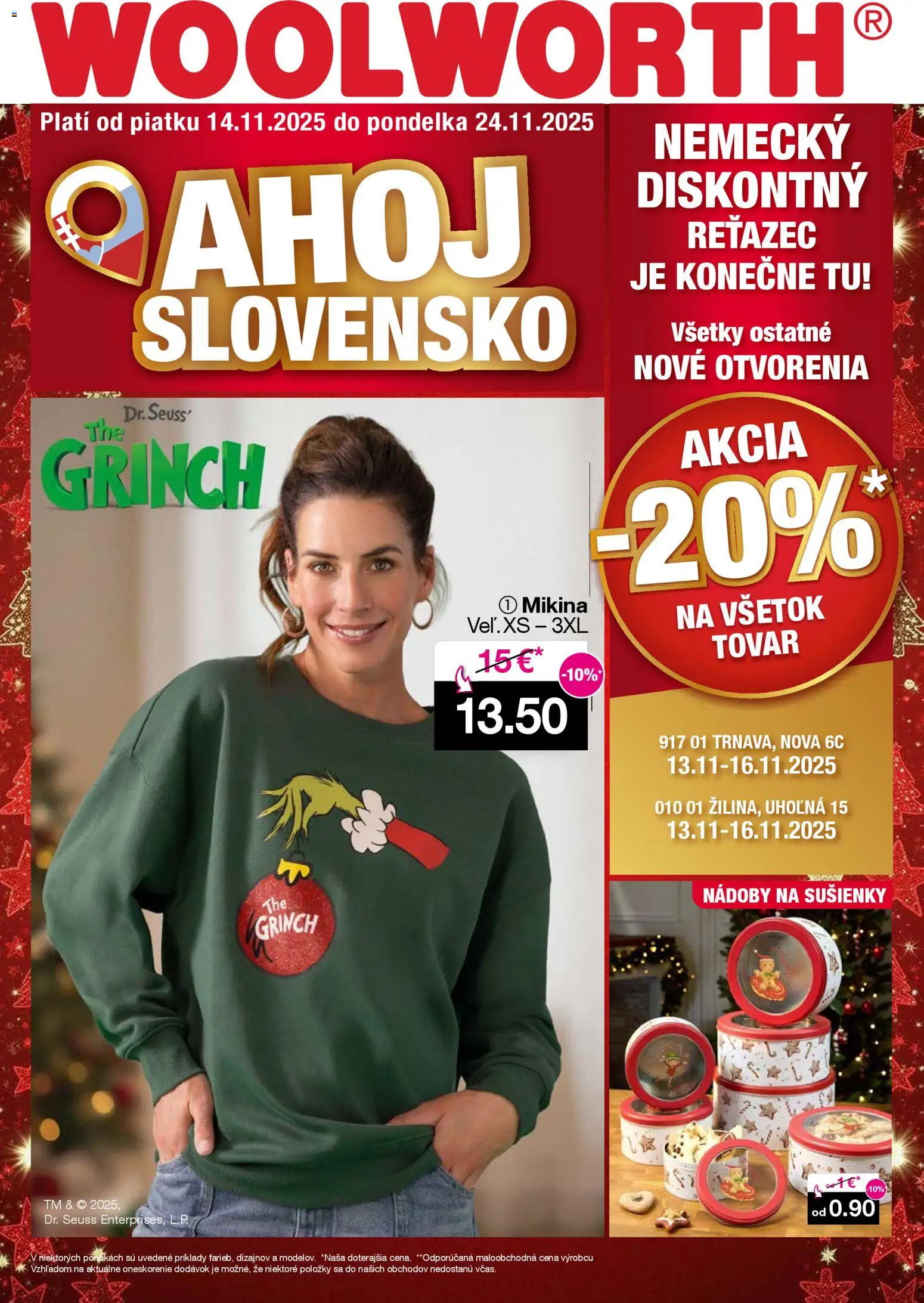 Náhľad Woolworth letáku platného od 14.11.2025