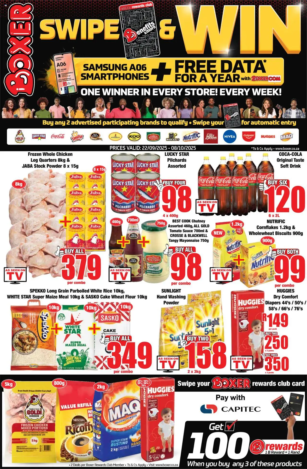 Boxer Eastern Cape Selected Stores - Specials from 22/09 - 08/10/2025 > Promotions