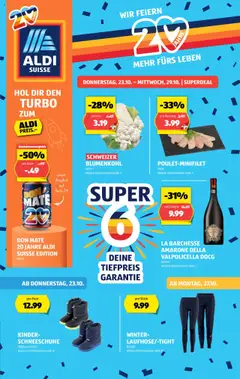 Vorschau des Merkblatts Aktionen vom Shop Aldi gültig von 23.10.2025 bis 29.10.2025