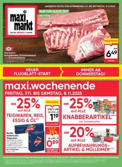 Vorschau der Angebote: Maximarkt Flugblatt gültig ab 06.11.2025