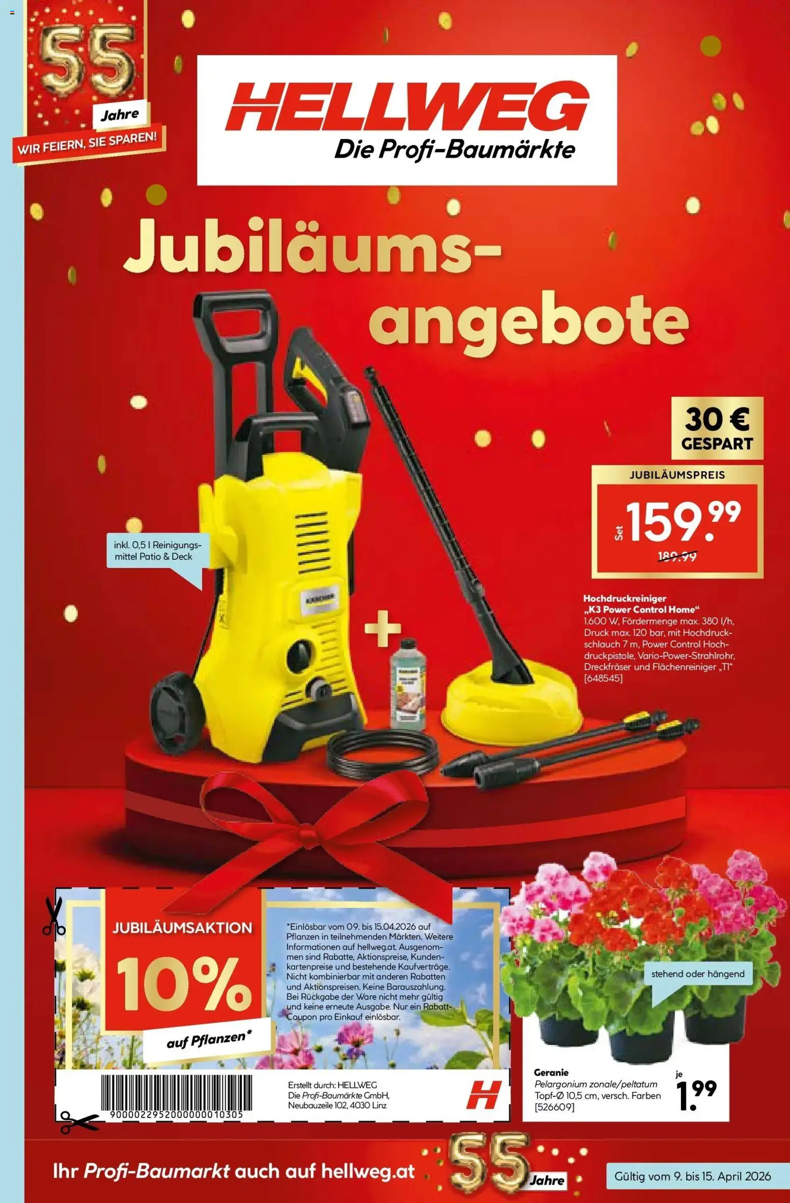 Vorschau der Angebote: HELLWEG HELLWEG Steindorf / Straßwalchen gültig ab 09.04.2026