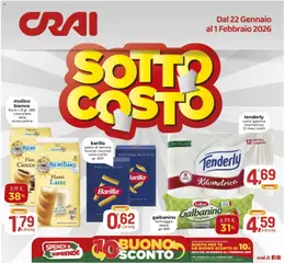 Anteprima dell'opuscolo Attuale volantino dal negozio CRAI valido da 22/01/2026