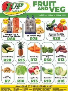 Preview of 1UP Cash & Carry flyer valid from 26/09/2025