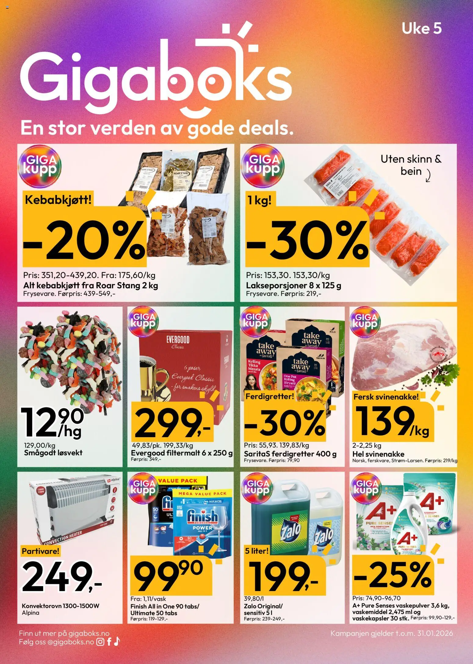 Forhåndsvis Kundeavis fra butikk Gigaboks gyldig fra 26/01/2026