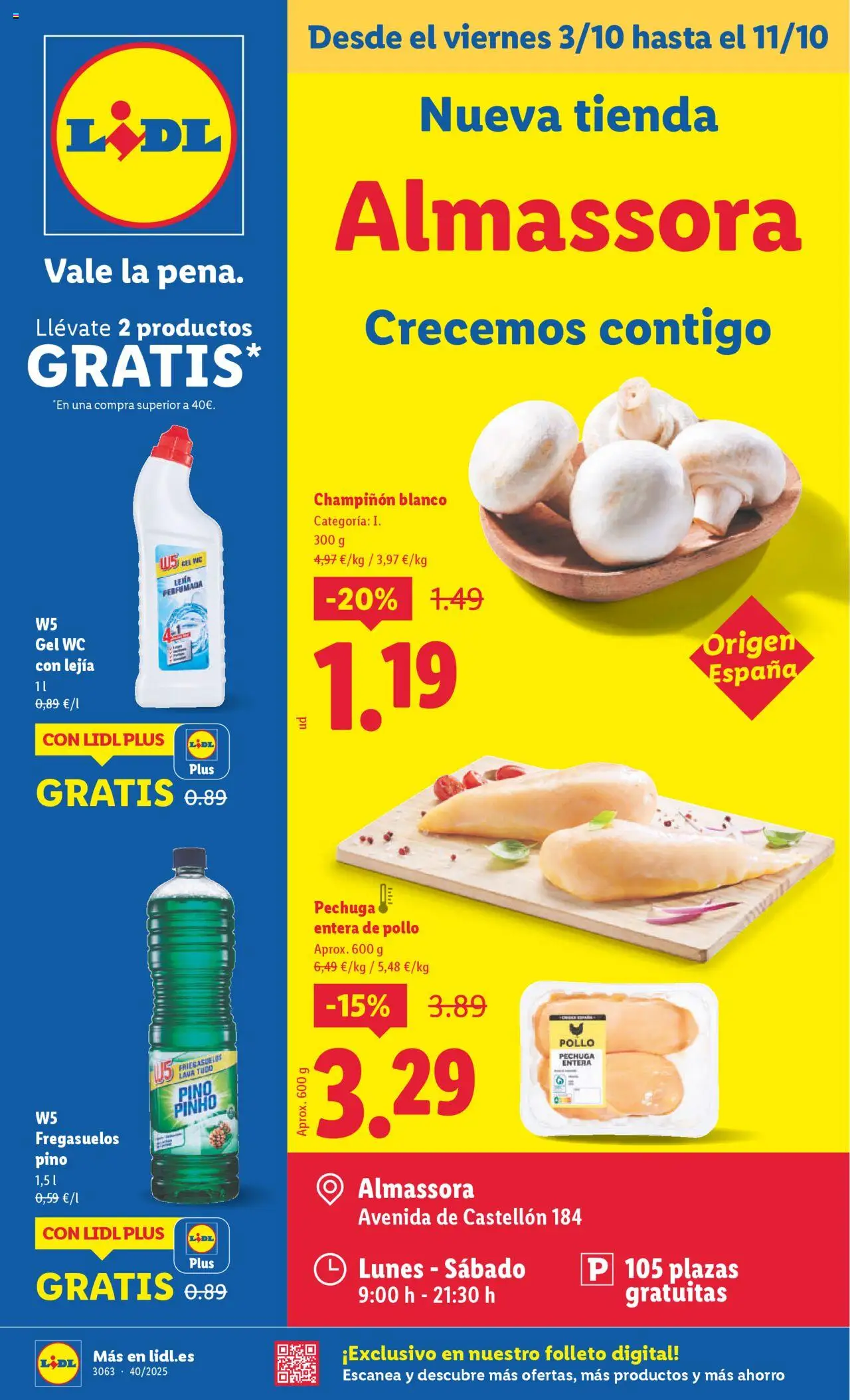 LIDL Almassora del 03/10/2025 >> catálogo esta semana - Pollo
