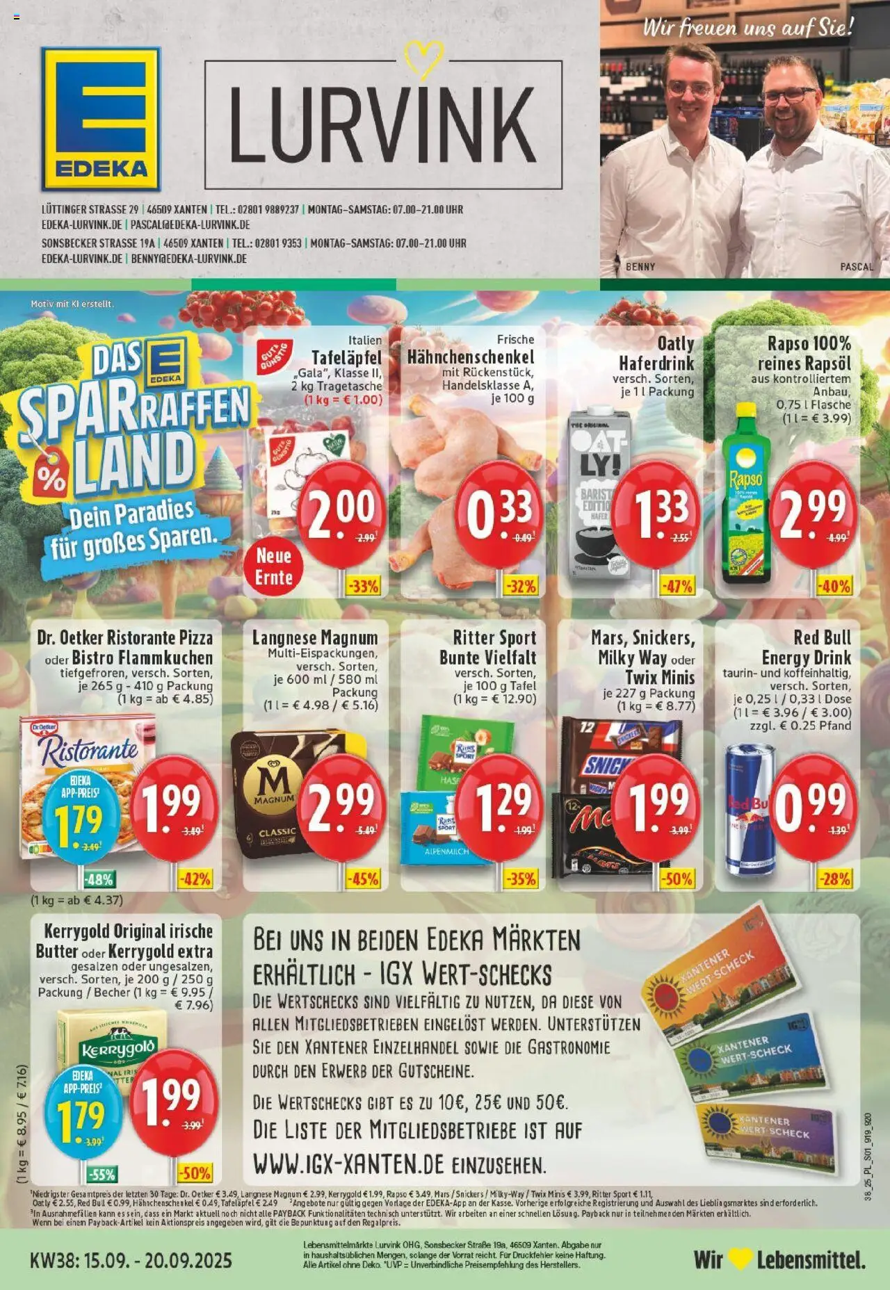 EDEKA Prospekt ab 14.09.2025 - Prospekt Xanten Online