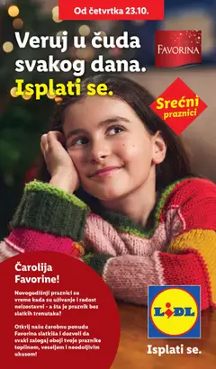Pregled Lidl kataloga - važi od 23.10.2025