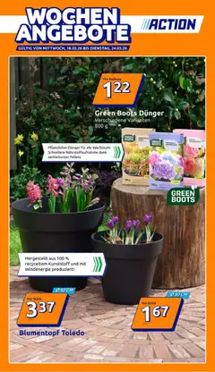 Vorschau von dem Prospekt des Geschäftes Action, gültig ab dem 18.03.2026