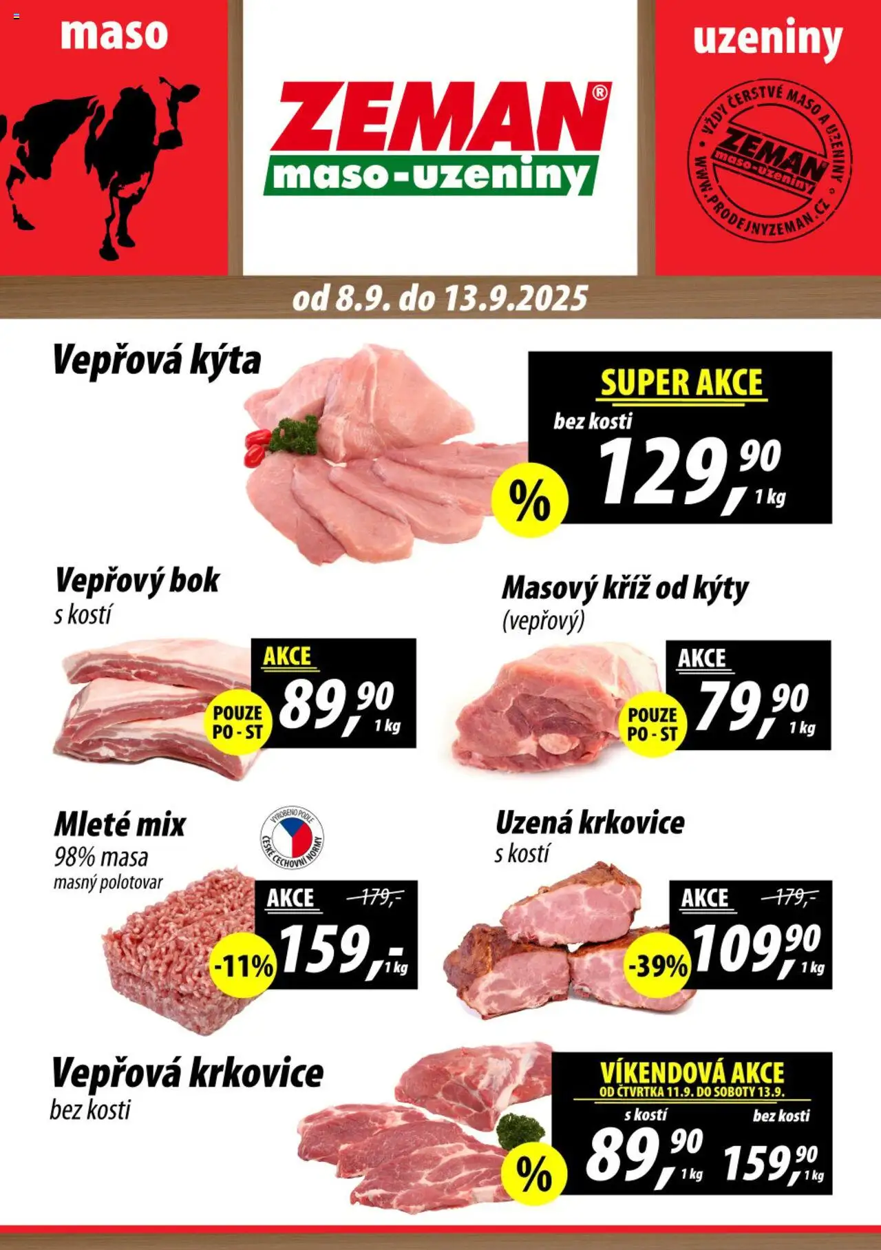  Prodejny Zeman Leták (08.09.2025 - 13.09.2025)