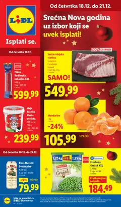 Pregled Lidl kataloga - važi od 18.12.2025