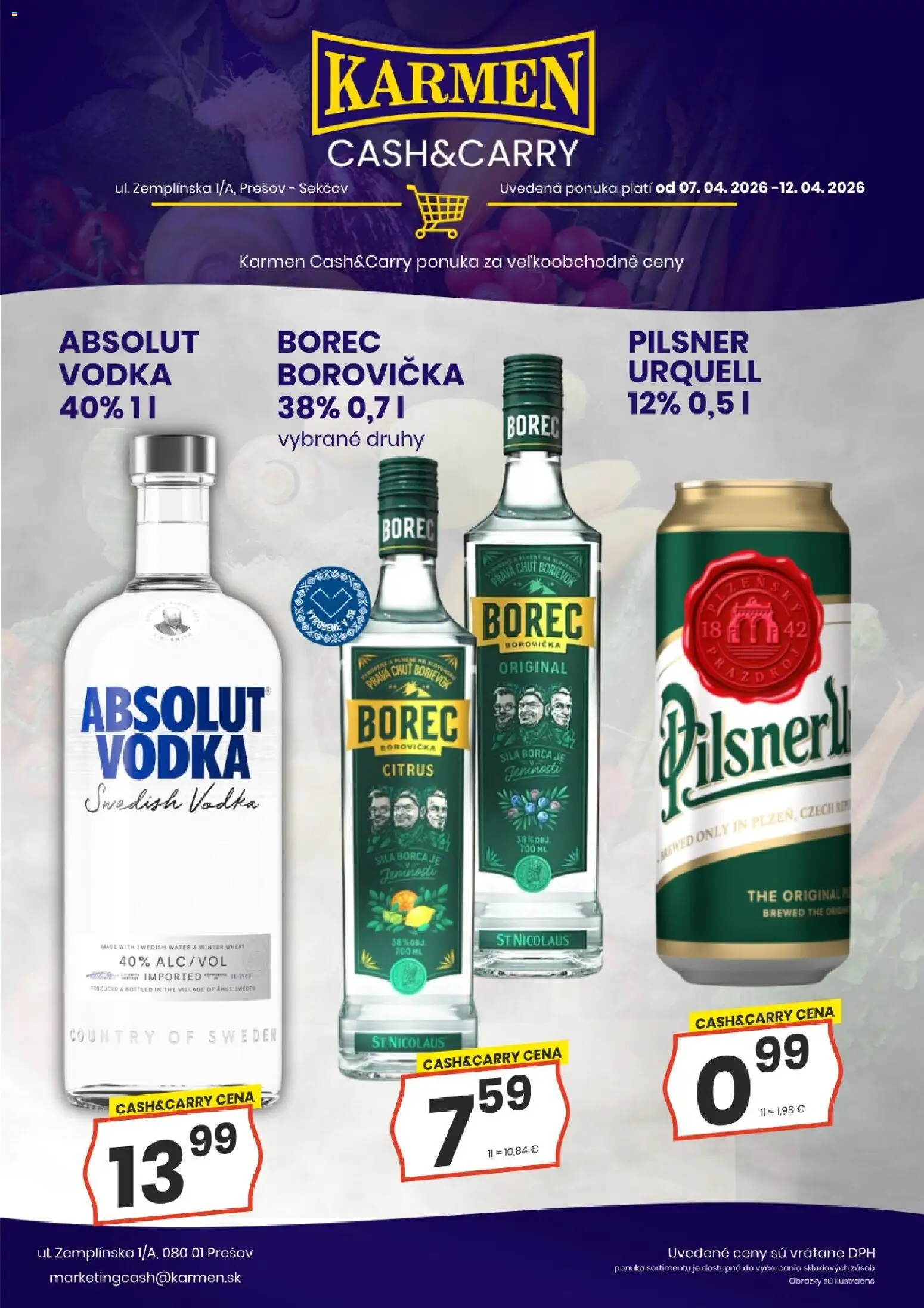 Náhľad KARMEN CBA letáku platného od 07.04.2026