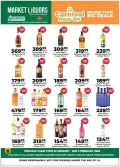 Preview of Diamond Discount Liquors flyer valid from 22/01/2026