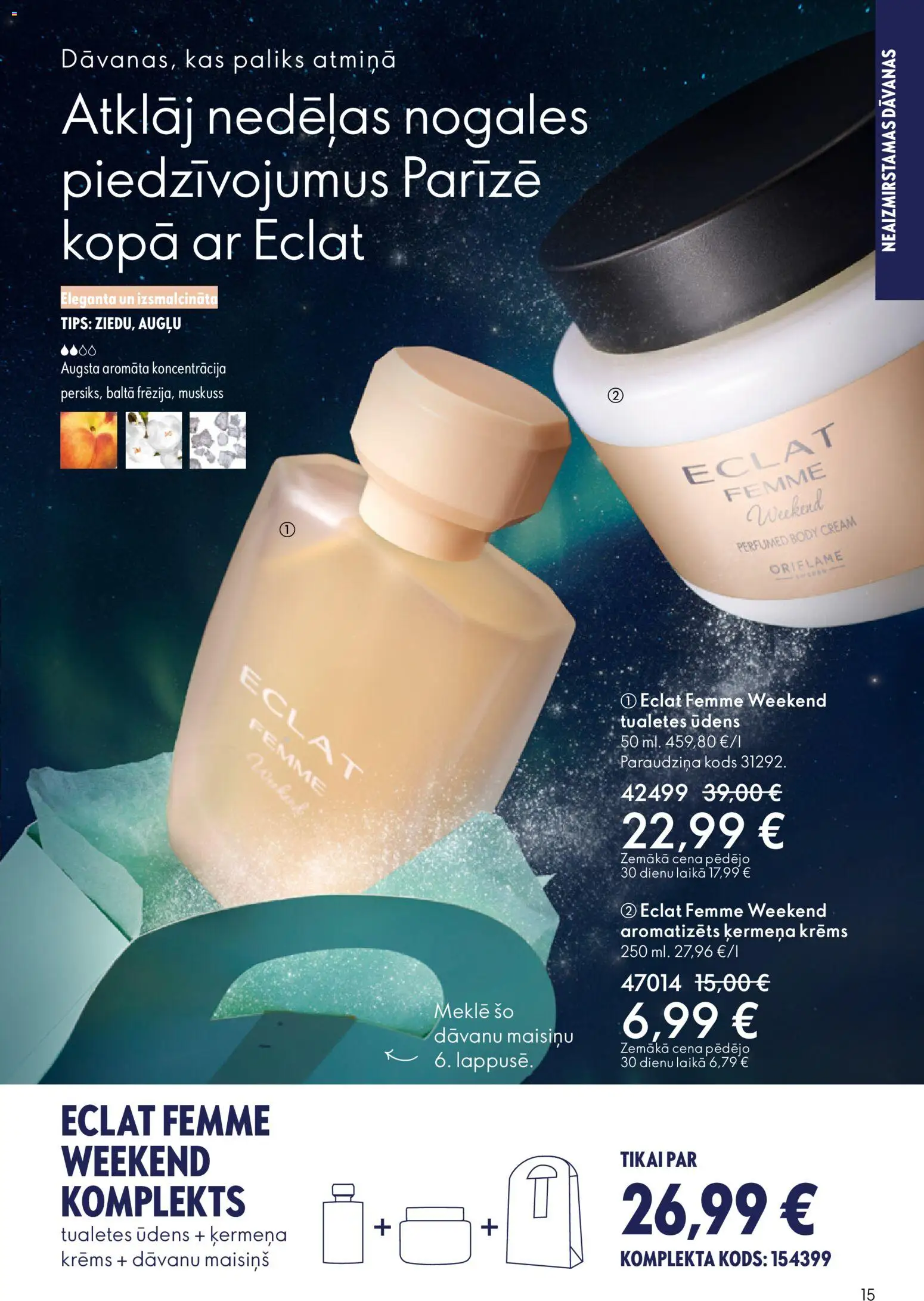 Skatīt Oriflame akciju bukletu, derīgs no 2025.12.10