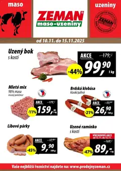 Náhled nabídky: Prodejny Zeman Leták - Plzeň platný od 10.11.2025