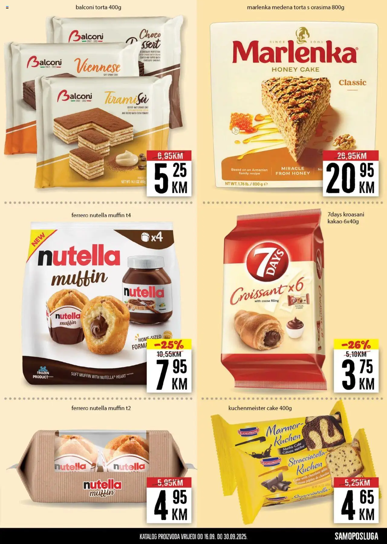 Pregled letka Katalog trgovine Prodex vrijedi od 2025.09.16