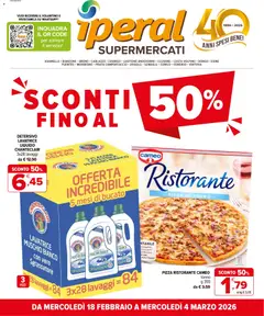 Anteprima dell'opuscolo Attuale volantino dal negozio Iperal valido da 18/02/2026