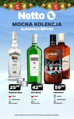 Pogląd gazetki "Mocna Kolekcja" ze sklepu Netto ważnej od 08.12.2025
