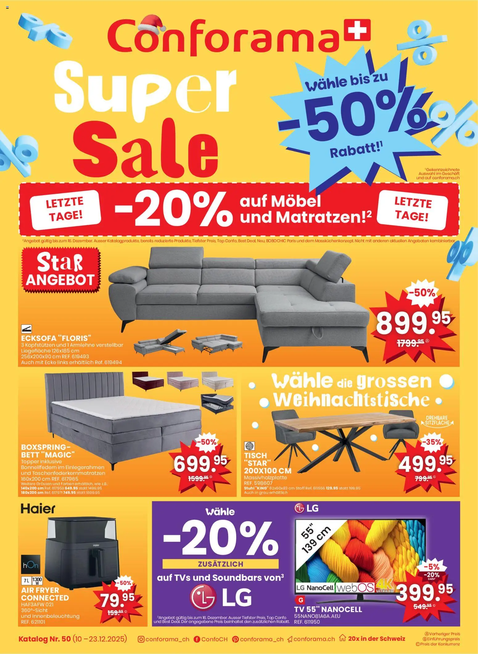 Vorschau des Merkblatts Aktionen vom Shop Conforama gültig von 10.12.2025 bis 23.12.2025