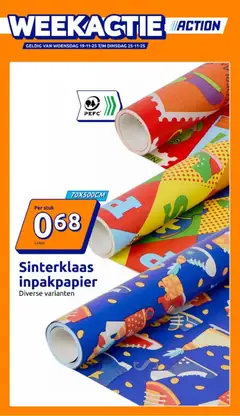 Voorbeeld van Folder week 47 van winkel Action geldig vanaf 19-11-2025