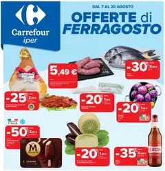 Anteprima dell'opuscolo Attuale volantino dal negozio Carrefour valido da 07/08/2025