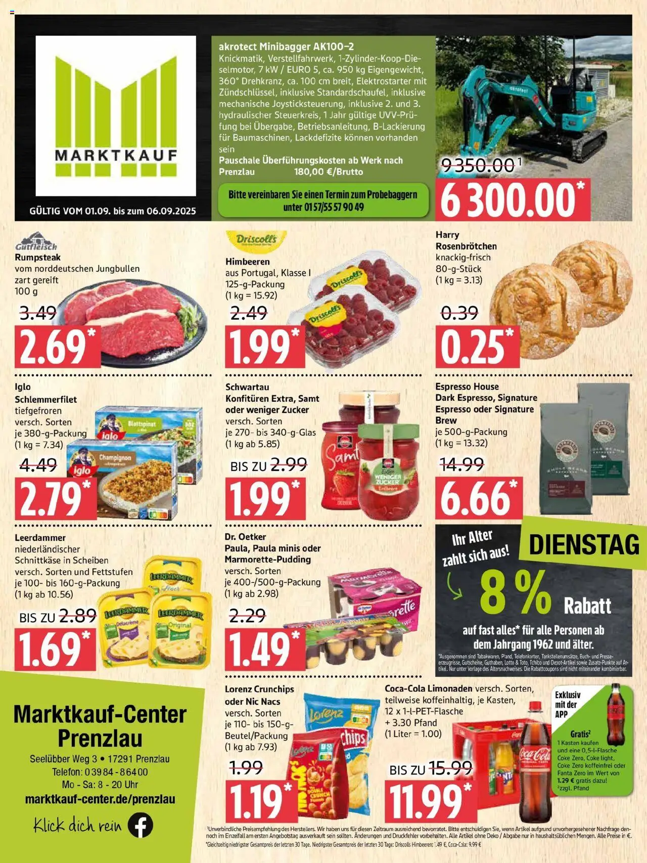 MARKTKAUF Prospekt ab Montag 01.09.2025 > Marktkauf: Wochenangebote