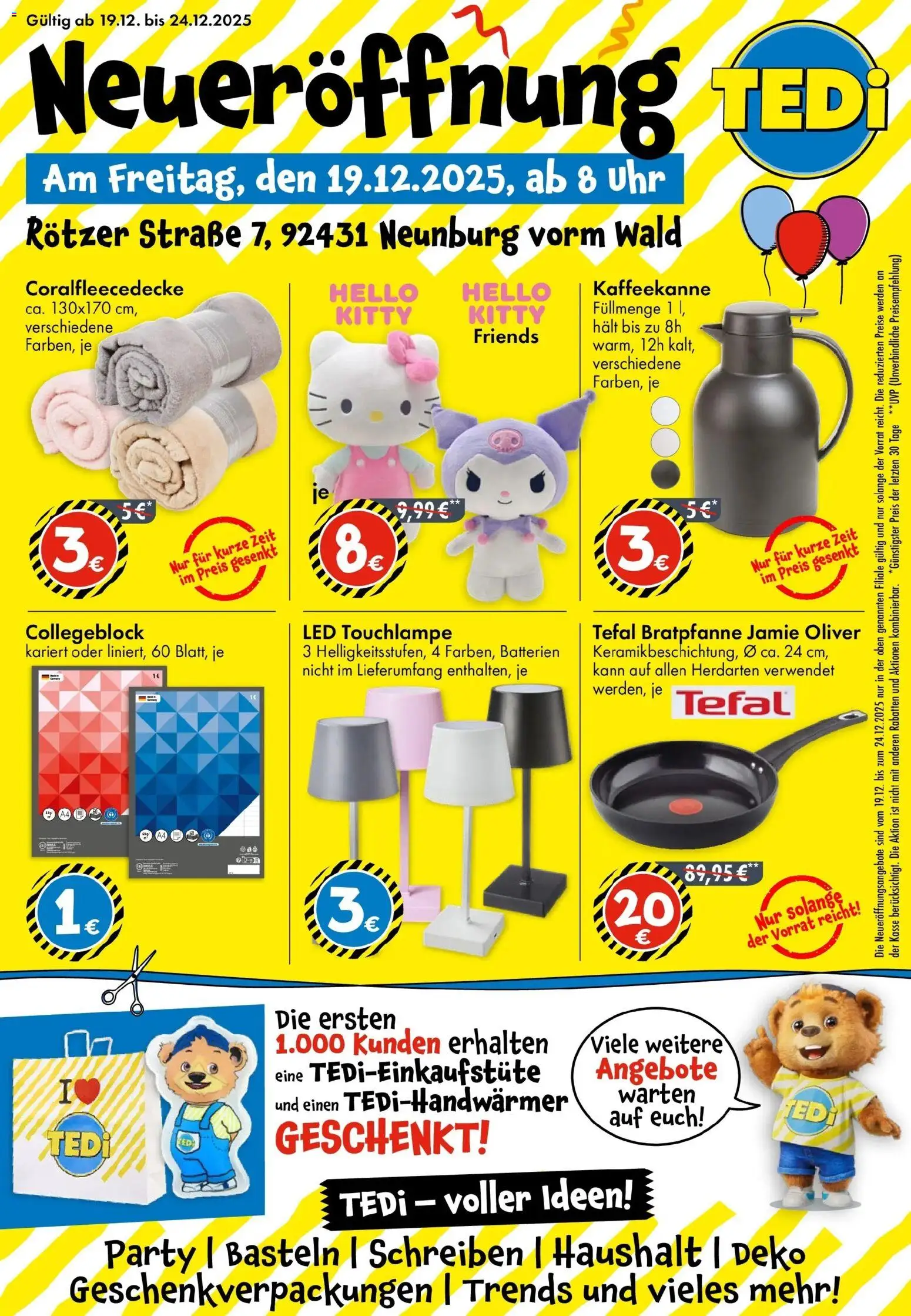 Vorschau von dem Prospekt des Geschäftes TEDi, gültig ab dem 14.12.2025