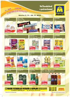 Náhľad Makos letáku platného od 03.11.2025