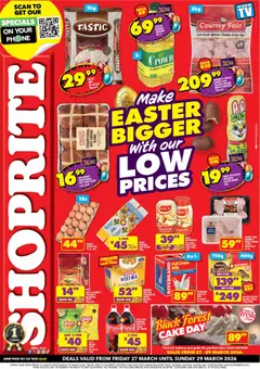 Preview of Shoprite flyer valid from 27/03/2026