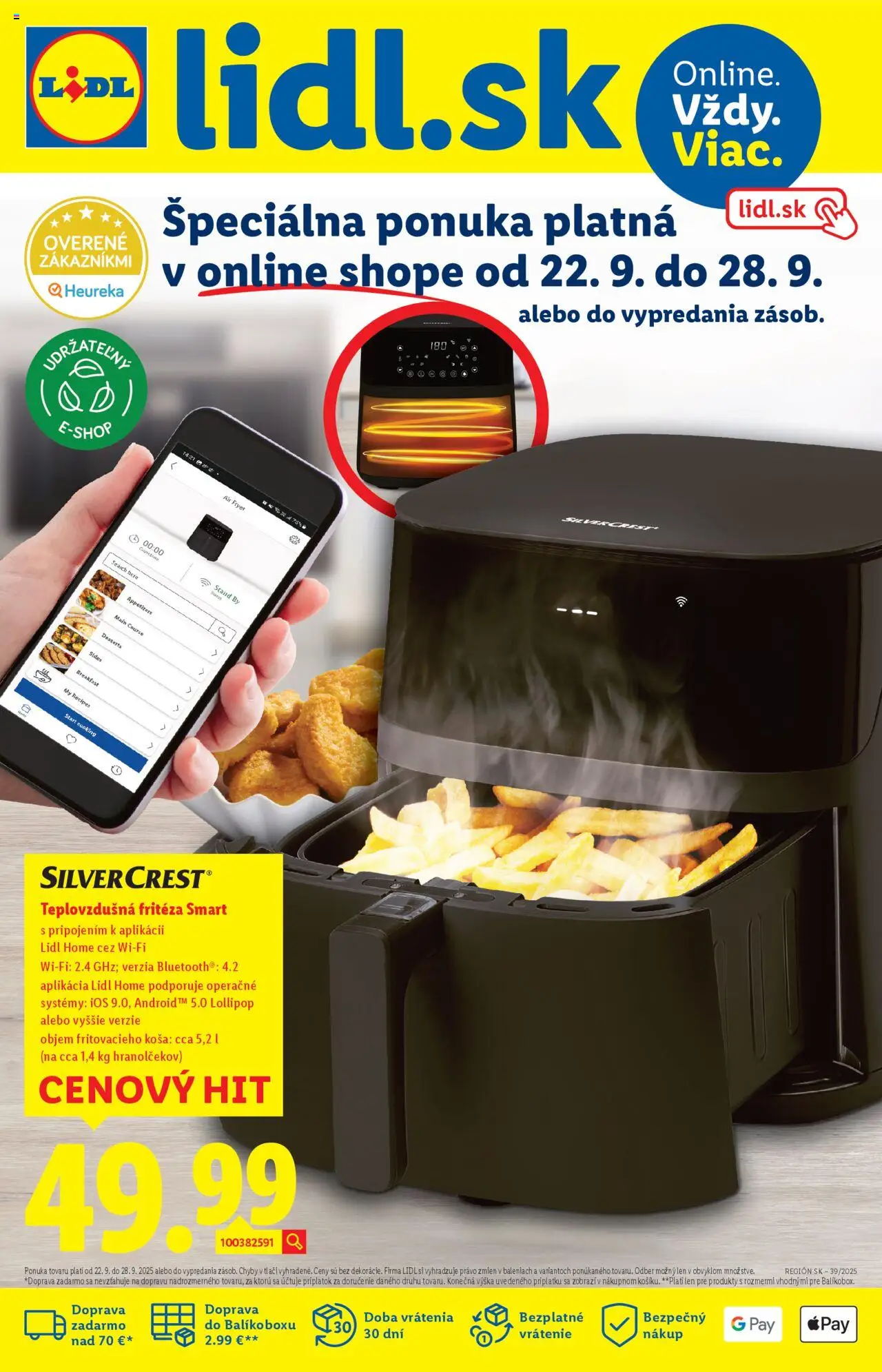 Nový LIDL leták od 21.09.2025 > Online magazín online