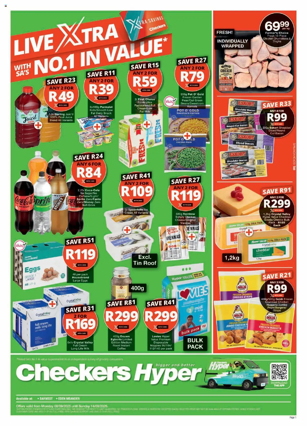 Checkers Eastern Cape - Hyper September Mid-Month Promotion 08/09 - 14/09/2025 >> Catalogue