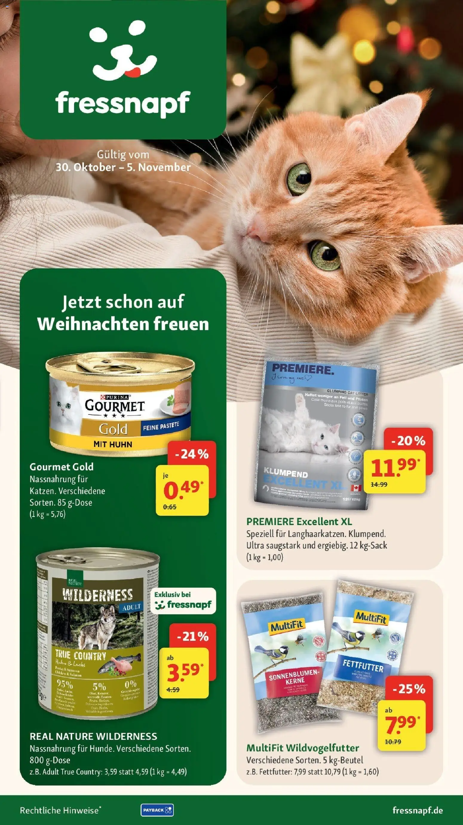 Vorschau von dem Prospekt des Geschäftes Fressnapf, gültig ab dem 29.10.2025