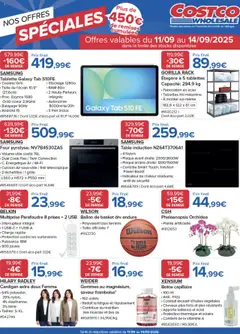 Prévisualisation de Catalogue Offres spéciales du magasin Costco formulaire valide 11/09/2025