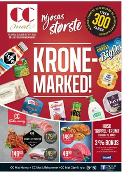 Forhåndsvis CC Mat kundeavis fra butikk CC Mat gyldig fra 09/03/2026