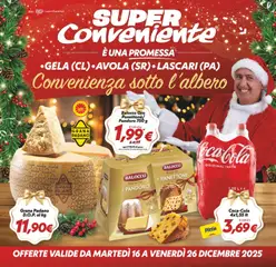 Anteprima dell'opuscolo Volantino Gela/Avola/Lascari dal negozio SuperConveniente valido da 16/12/2025