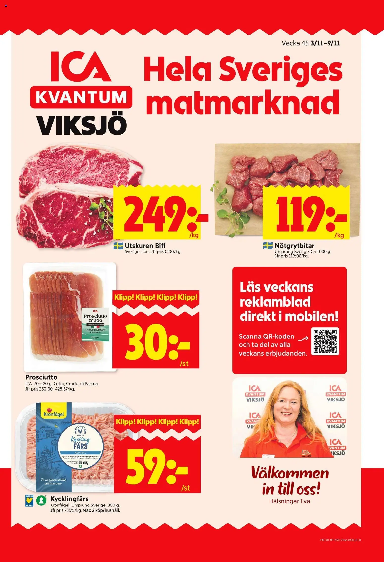 Förhandsgranska reklamblad Järfälla från butik ICA Kvantum gäller från 03/11/2025