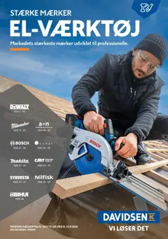 Eksempel på tilbudsavis Davidsen - El Værktøj fra butik Davidsen gyldig fra 30/03/2026