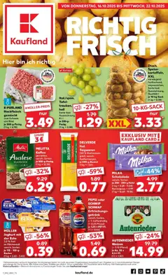 Vorschau von dem Prospekt des Geschäftes Kaufland, gültig ab dem 15.10.2025