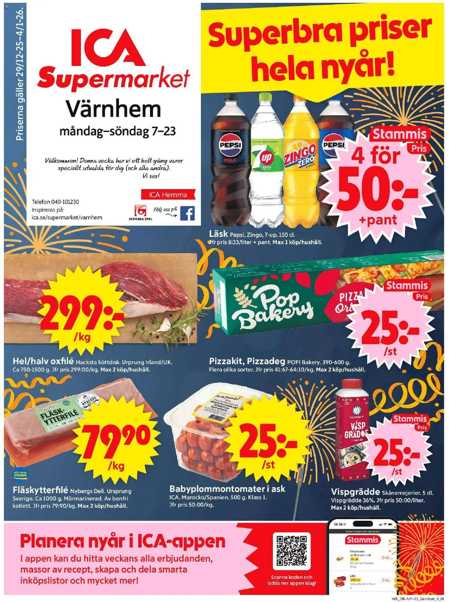 Förhandsgranska reklamblad Malmö från butik ICA Supermarket gäller från 30/12/2025