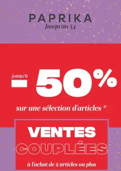 Voorbeeld van Folder / Publicité van winkel Paprika geldig vanaf 29/12/2025