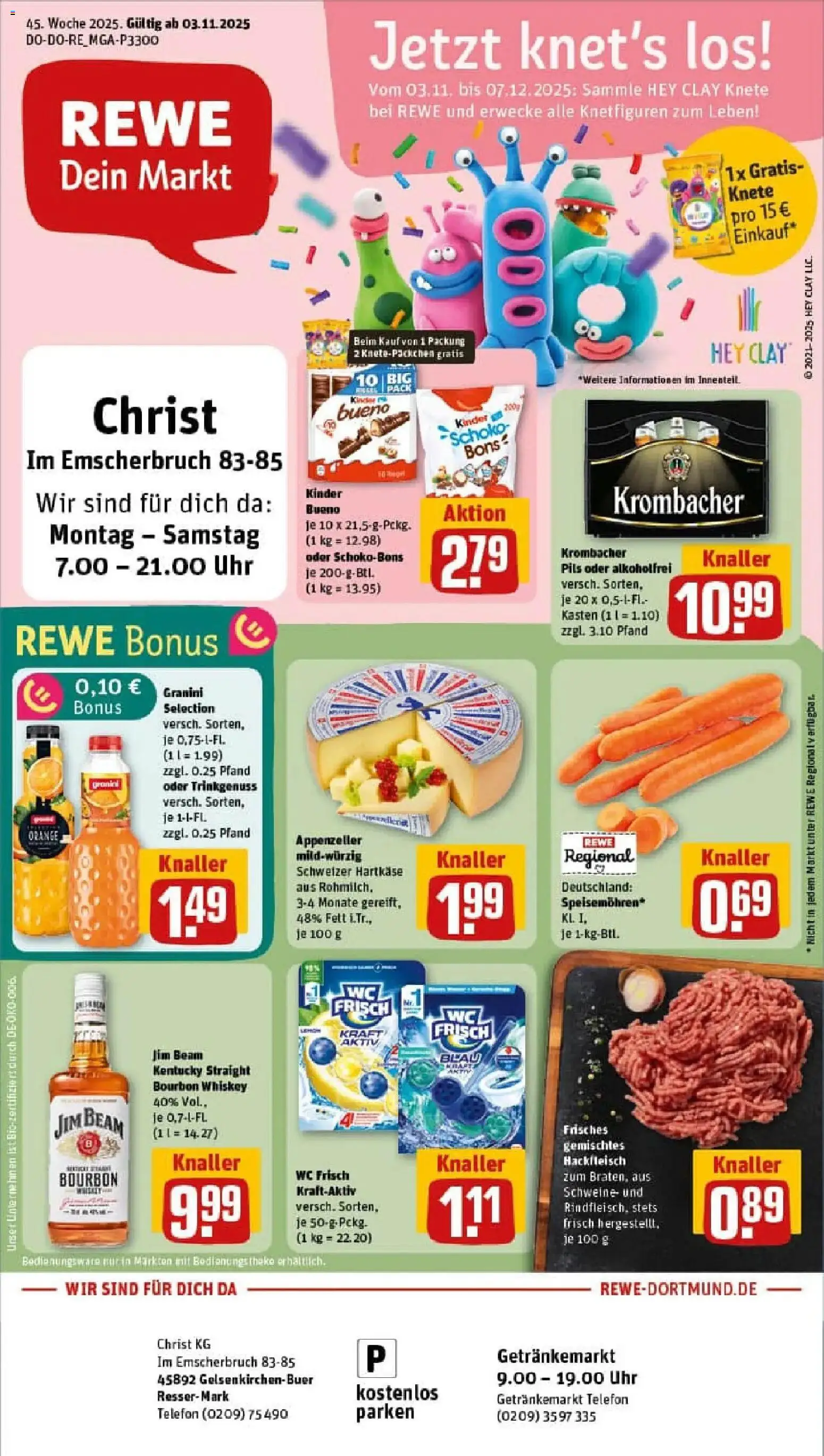 Vorschau von dem Prospekt des Geschäftes Rewe, gültig ab dem 02.11.2025