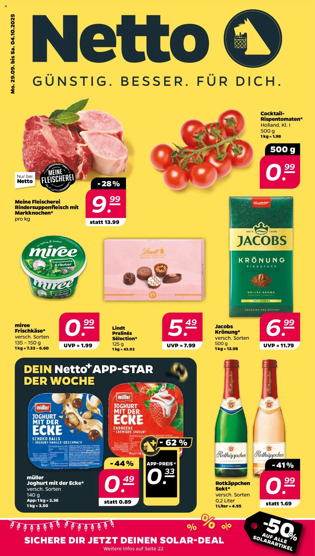 Netto Prospekt ab 29.09.2025 > zum Blättern nächste Woche