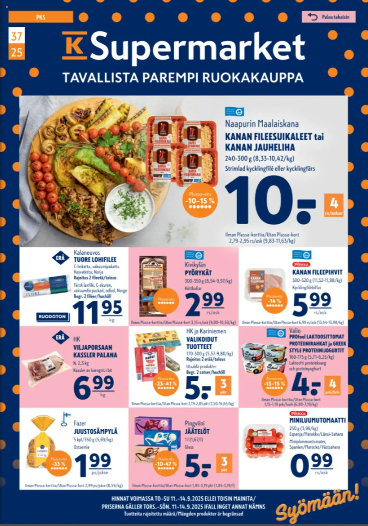 K-Supermarket-kaupan Tarjoukset voimassa 11/09/2025 - Sivulla 1