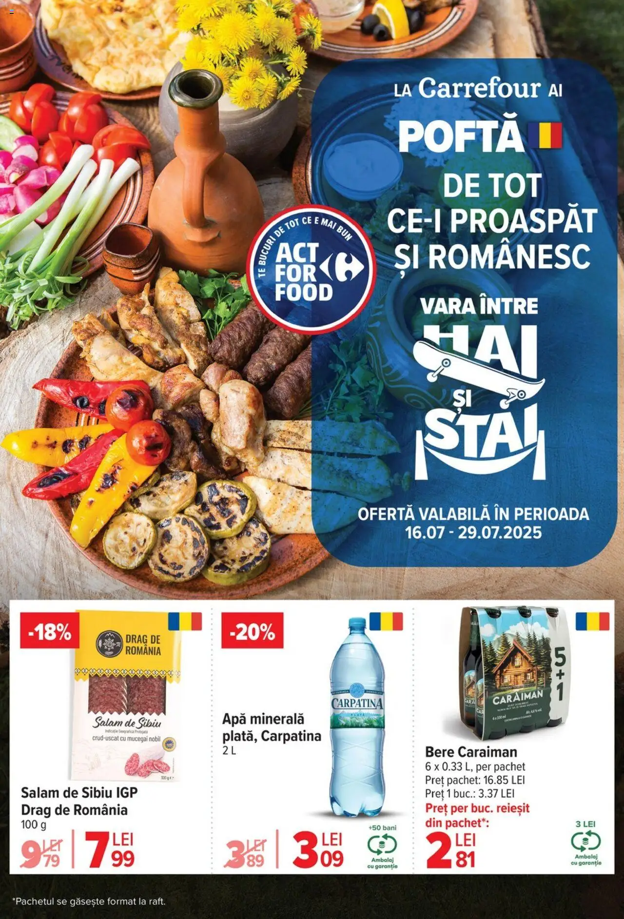 Catalog Carrefour 16.07.2025 - "Catalog - Special AFF Made in RO" - Pagină 1
